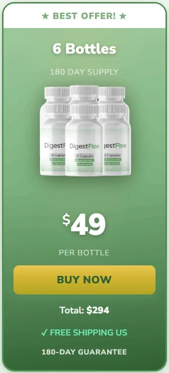 DigestFlow 6 Bottles package